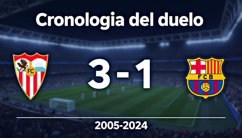 descubre la historia completa de los enfrentamientos entre sevilla fc y fc barcelona: una cronología de partidos icónicos, resultados memorables y curiosidades que marcaron esta legendaria rivalidad en el fútbol español.
