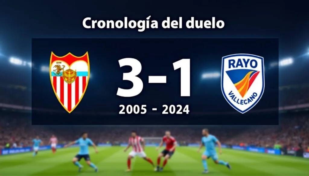 descubre la cronología de los enfrentamientos entre sevilla fc y rayo vallecano: un repaso histórico con los momentos más destacados y los partidos con mayores goleadas entre ambos equipos.